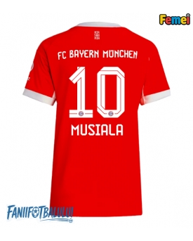Bayern Munich Jamal Musiala #10 Tricou Fotbal Replică 2025-26 Femei Acasa